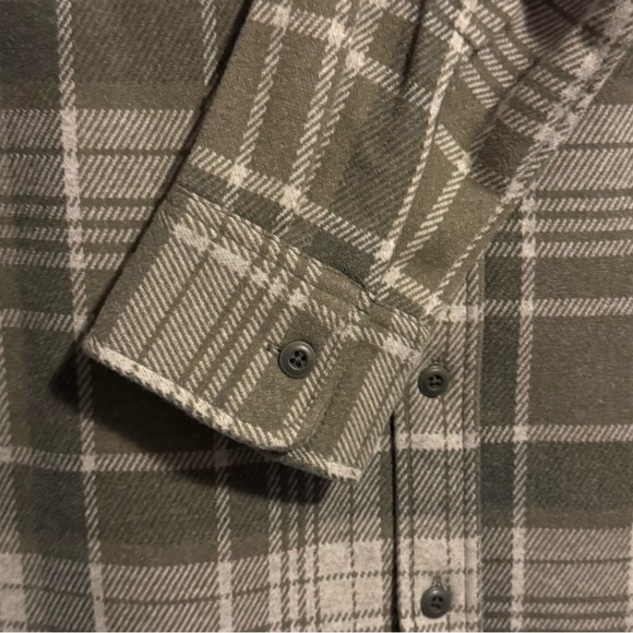 Frye & Co Men's Plaid Fleece Shirt Size L - Picture 4 of 6